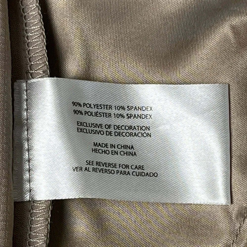 Eddie Bauer Mens‎ Tech Shorts XXL Khaki Flex Waist Four-Way Stretch UPF-30 Golf
